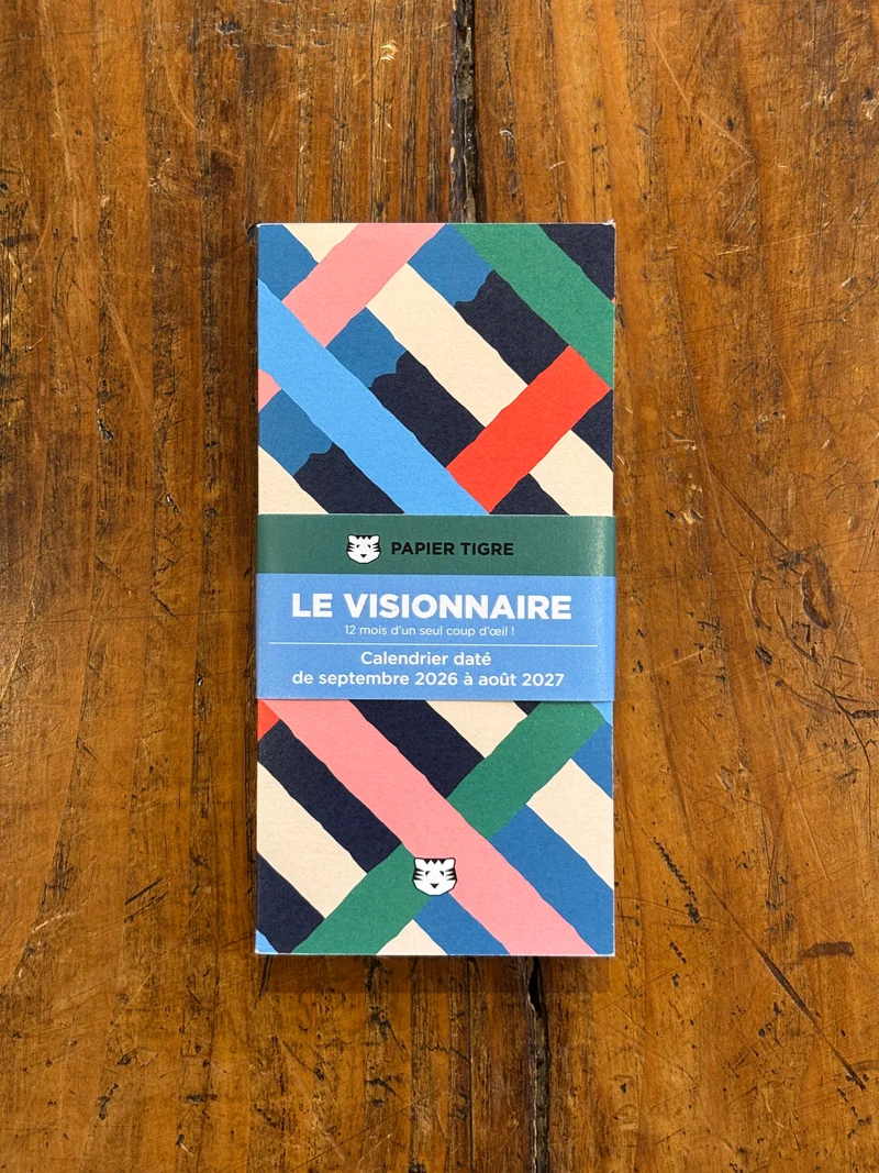 Calendrier Visionnaire 2026-2027 DASH - Papier Tigre