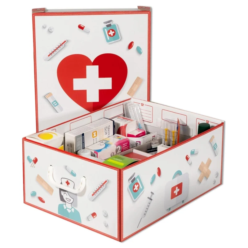 Boite de rangement carton Pharma Organizer