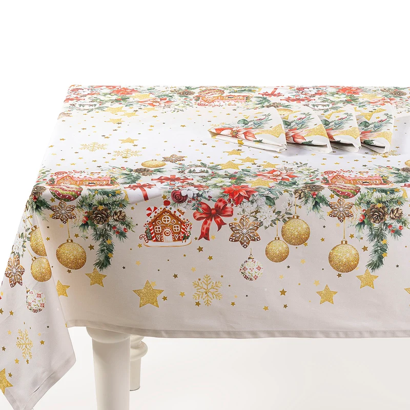 Tovaglia Christmas Natale in Cotone