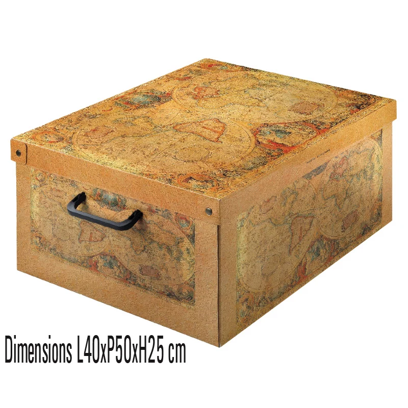 Boite de rangement carton decor Marcopolo
