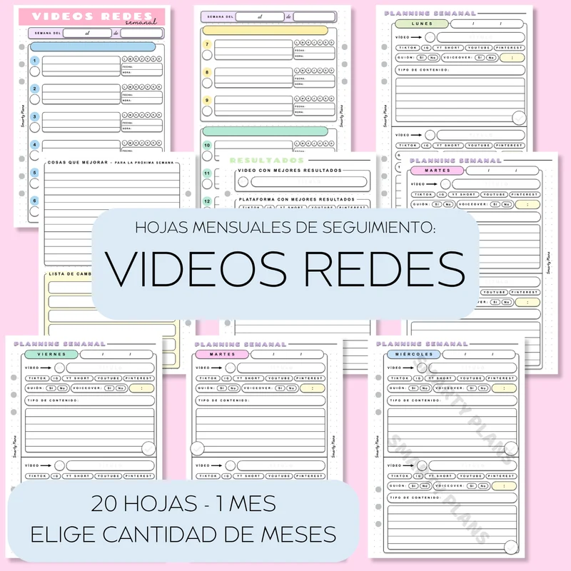 Pack Mensual - Videos Redes