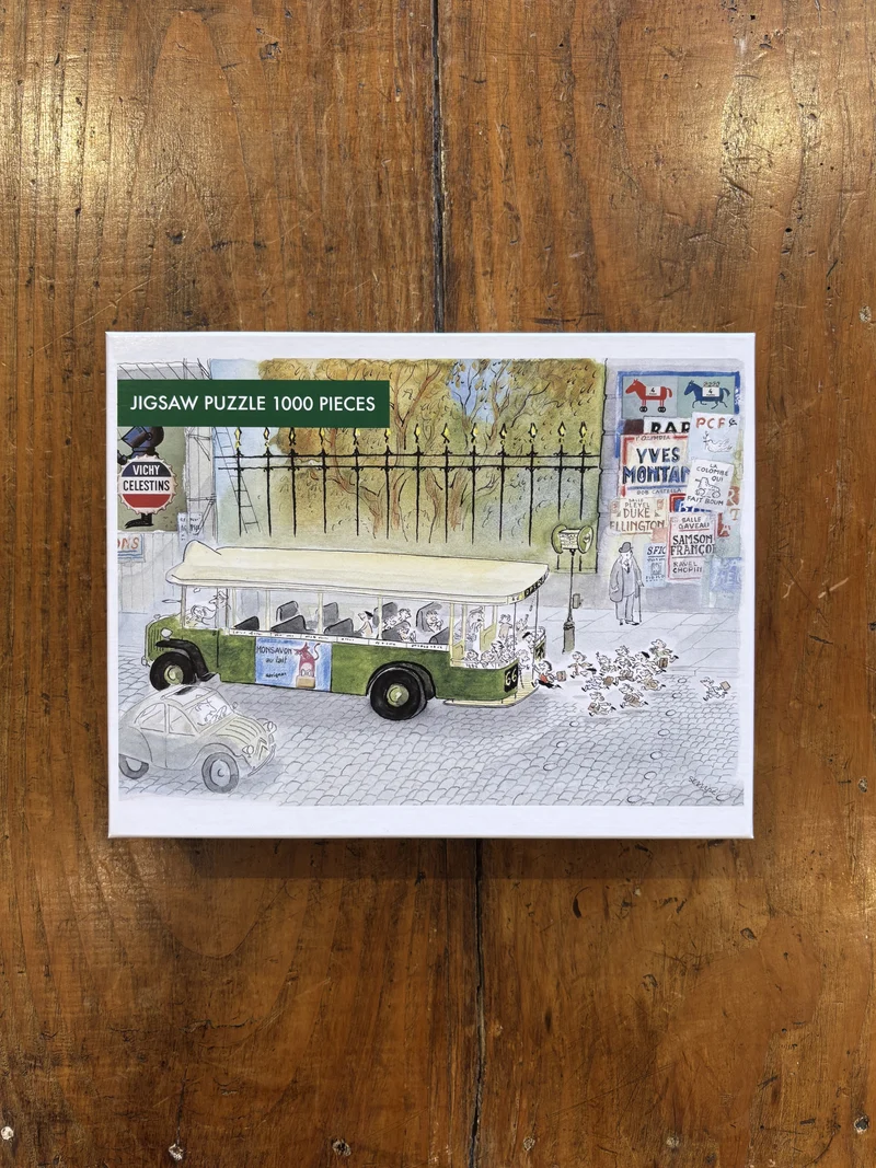 Puzzle 1000 pièces Sempé Bus Ligne 66