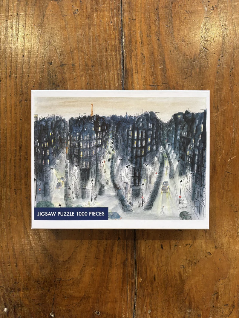 Puzzle 1000 pièces Sempé Quartier De Nuit