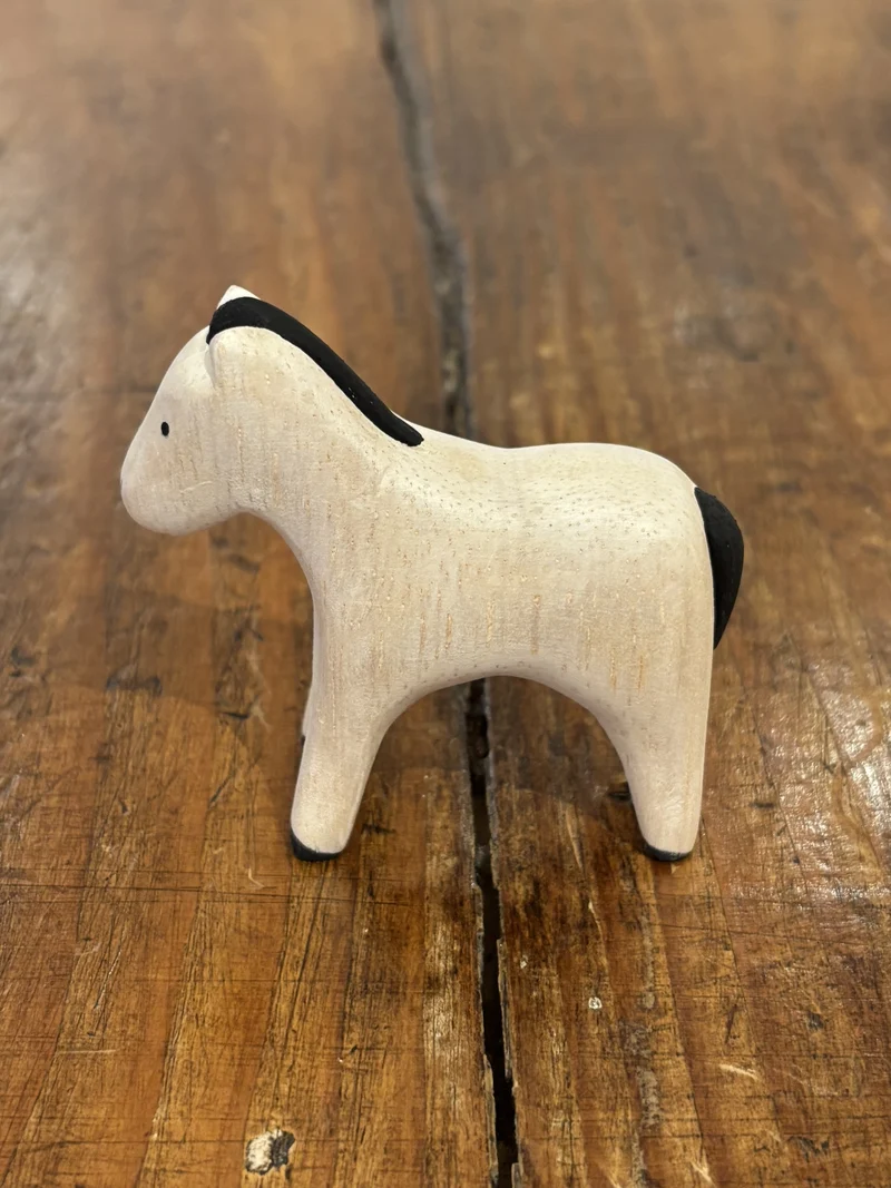 Poney Figurine en Bois - T-Lab.
