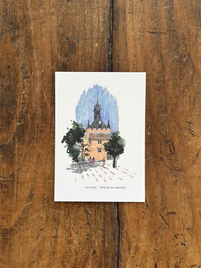 Donjon Du Capitole - Carte Postale Toulouse