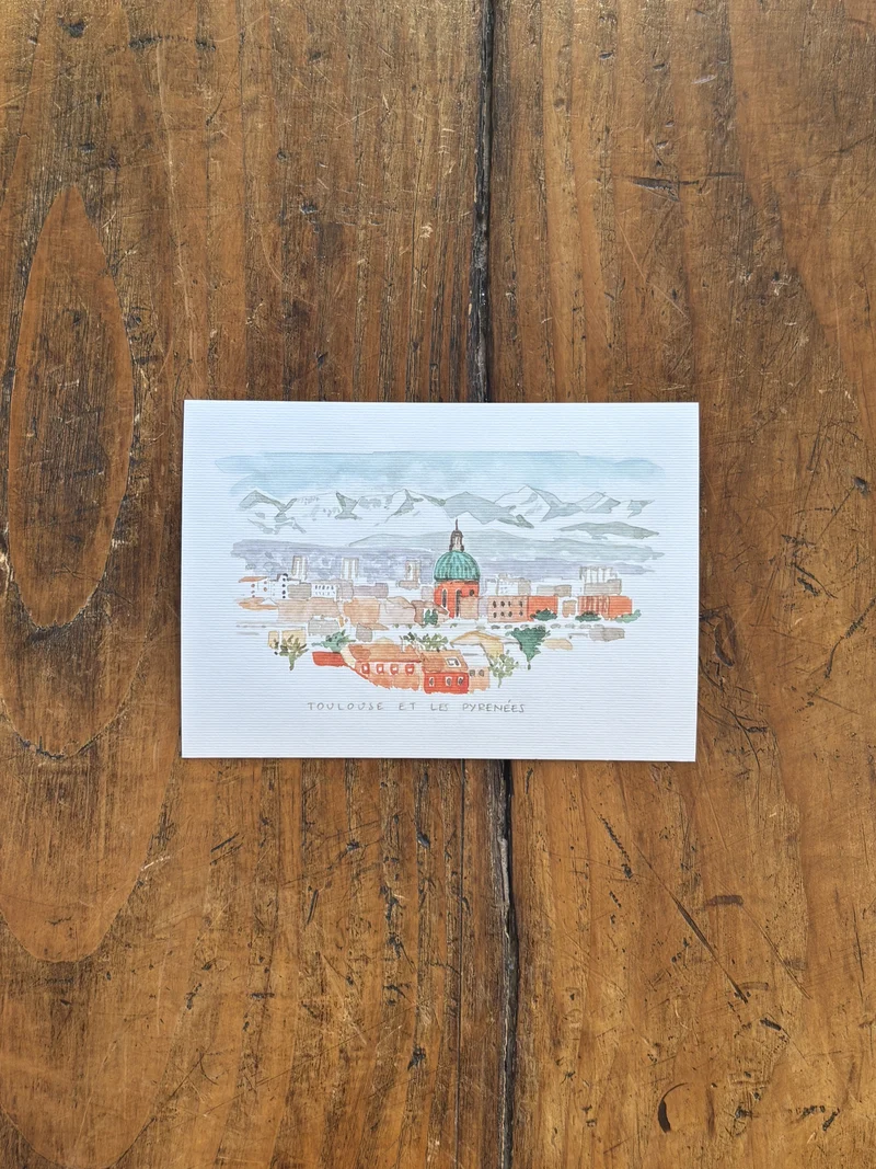 Toulouse et Les Pyrénées - Carte Postale Toulouse