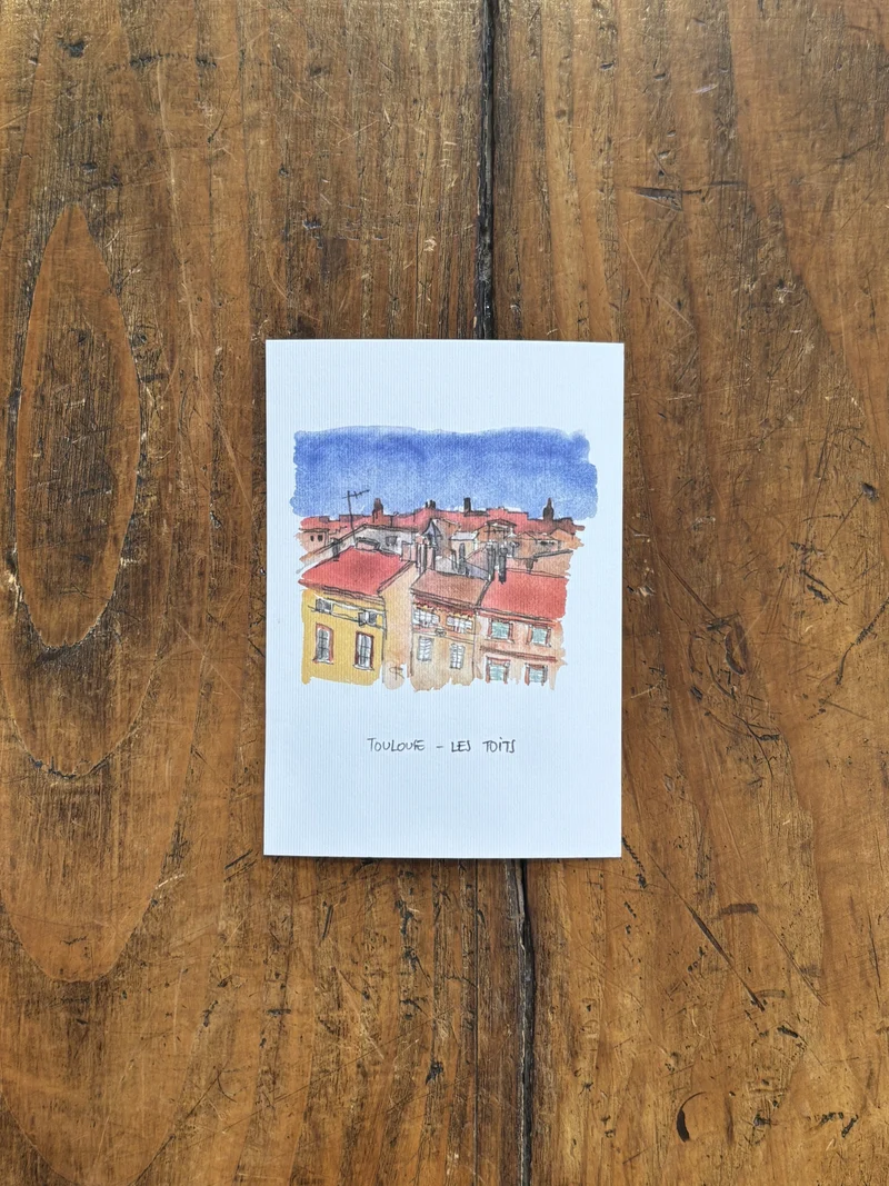 Les Toits - Carte Postale Toulouse