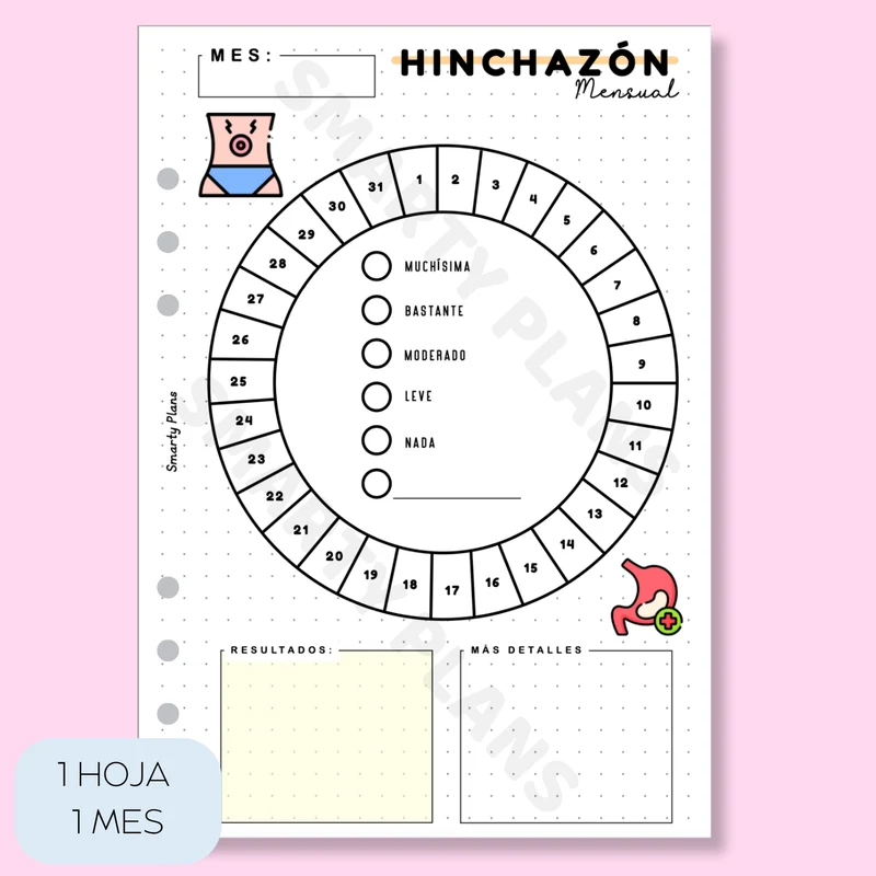 Plantilla Mensual - Hinchazón