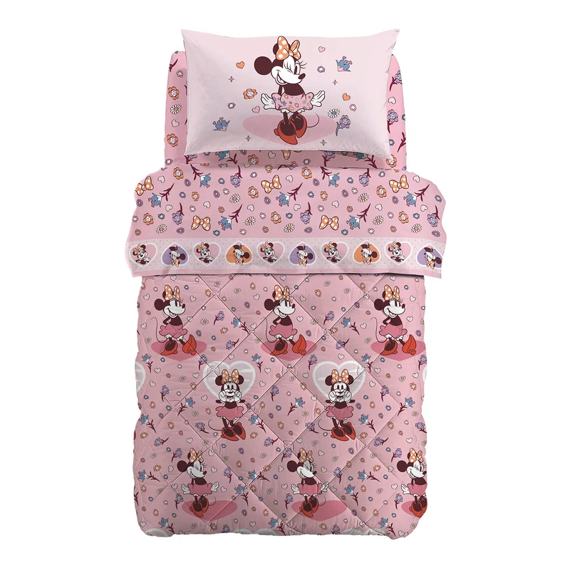Trapunta Minnie Love in Cotone 300 gr/mq