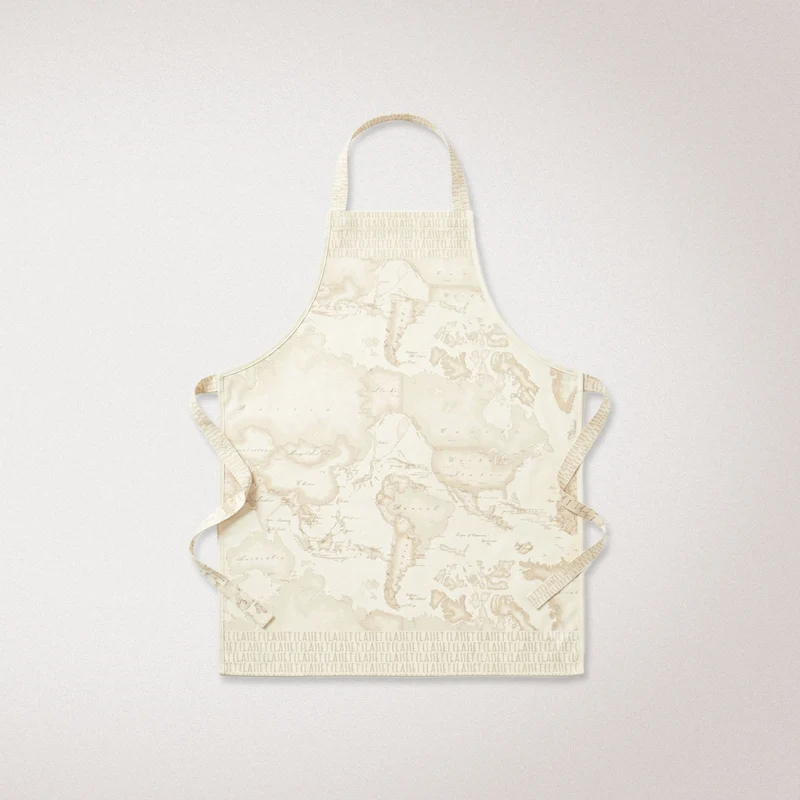 Grembiule Geo White in Cotone
