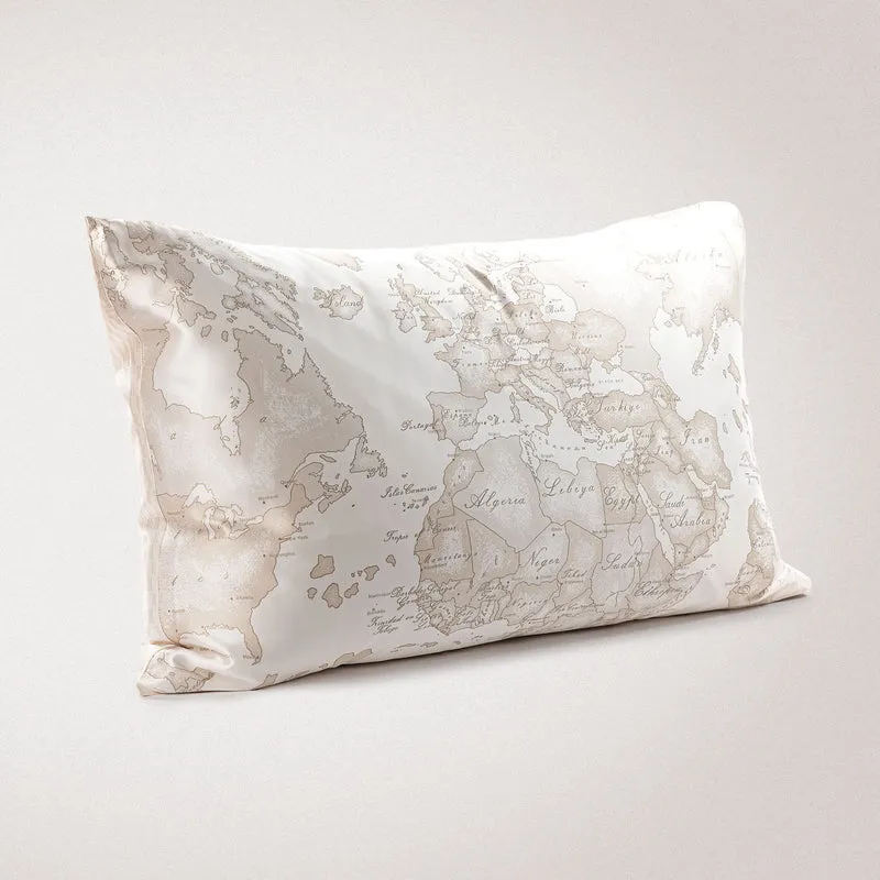 Federa Singola Geo White Seta