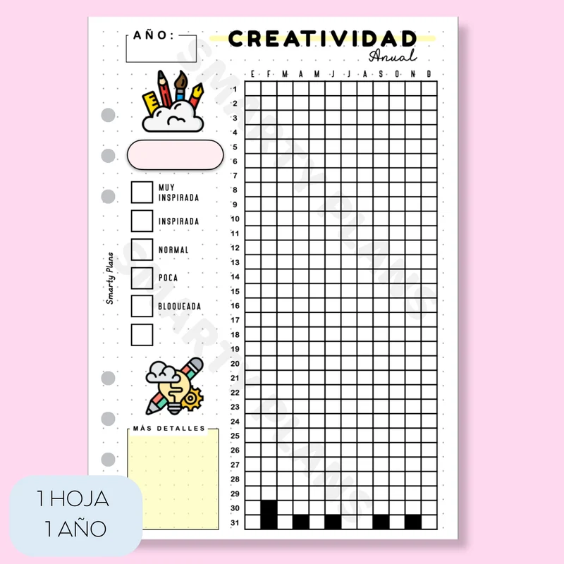 Hoja Anual - Creatividad