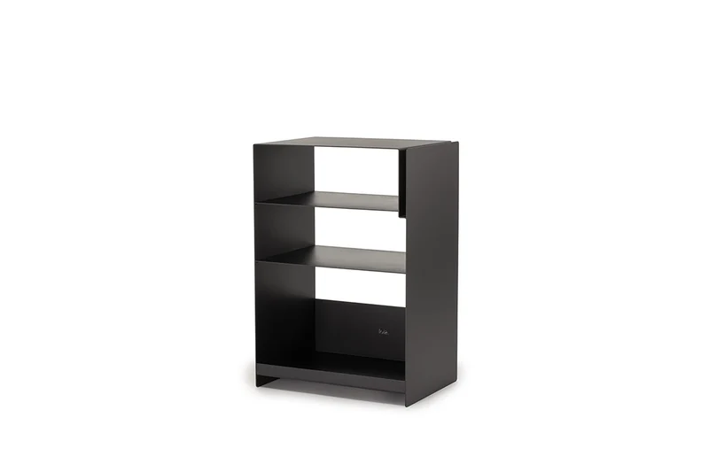 Console Vinyles Acier - Noir