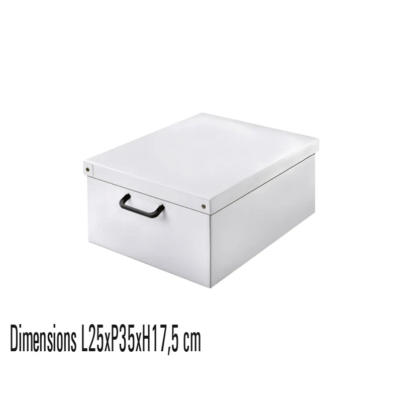 Boite de rangement carton small Blanche