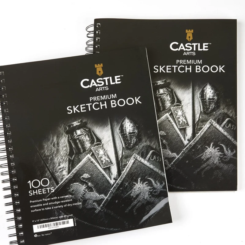 200 pages Sketchbook Double Pack 9 ”x 12”