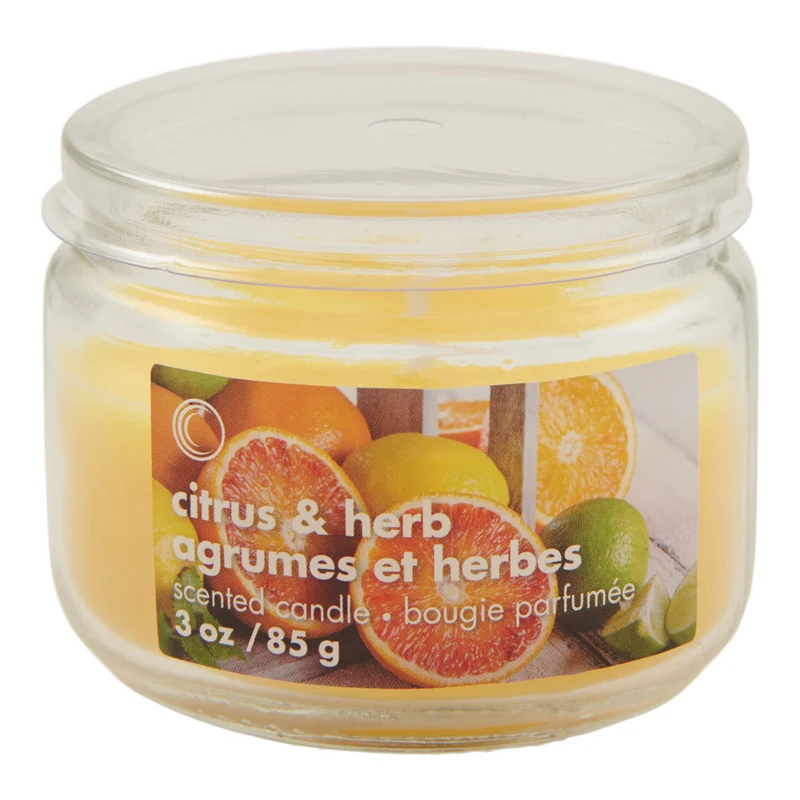Jar Candle, Citrus & Herb, 3-oz.
