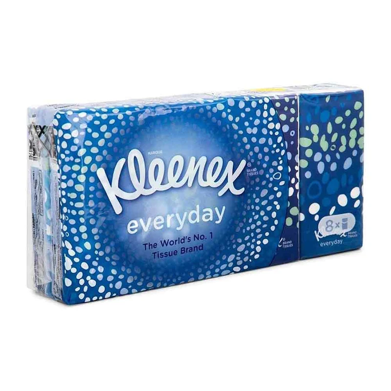Kleenex Pocket Facial Tissues, 8-Pack