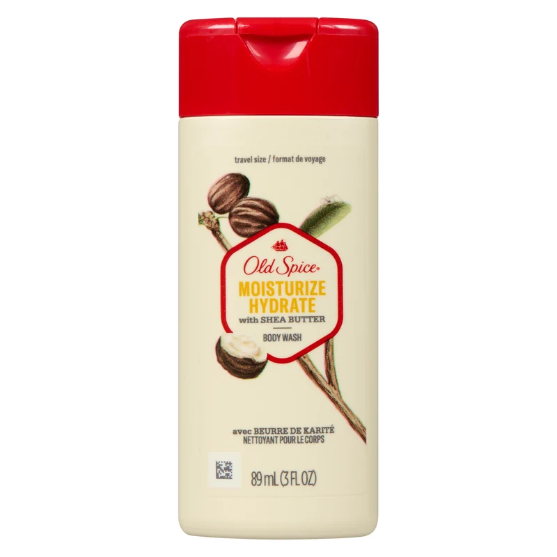 Old Spice Moisturize Hydrate with Shea Butter Body Wash, 89 ml
