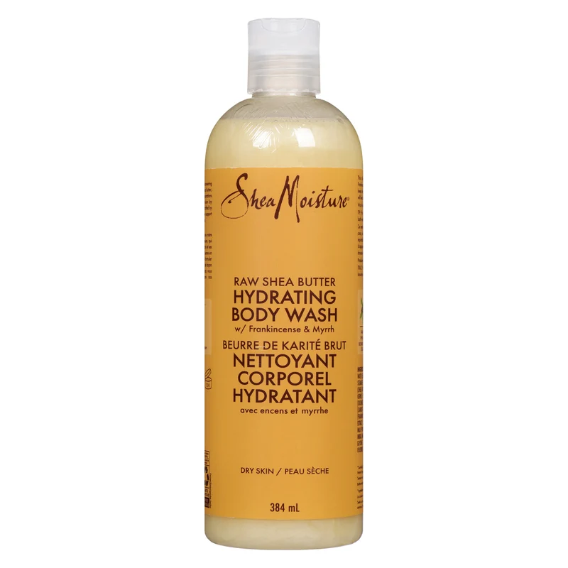 Shea Moisture Hydrating Body Wash, Raw Shea Butter, 384 ml