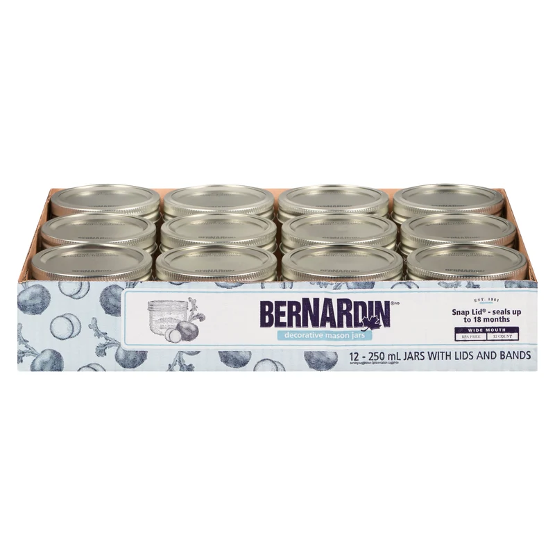 Bernardin Jar, 12-Pack, 250ml