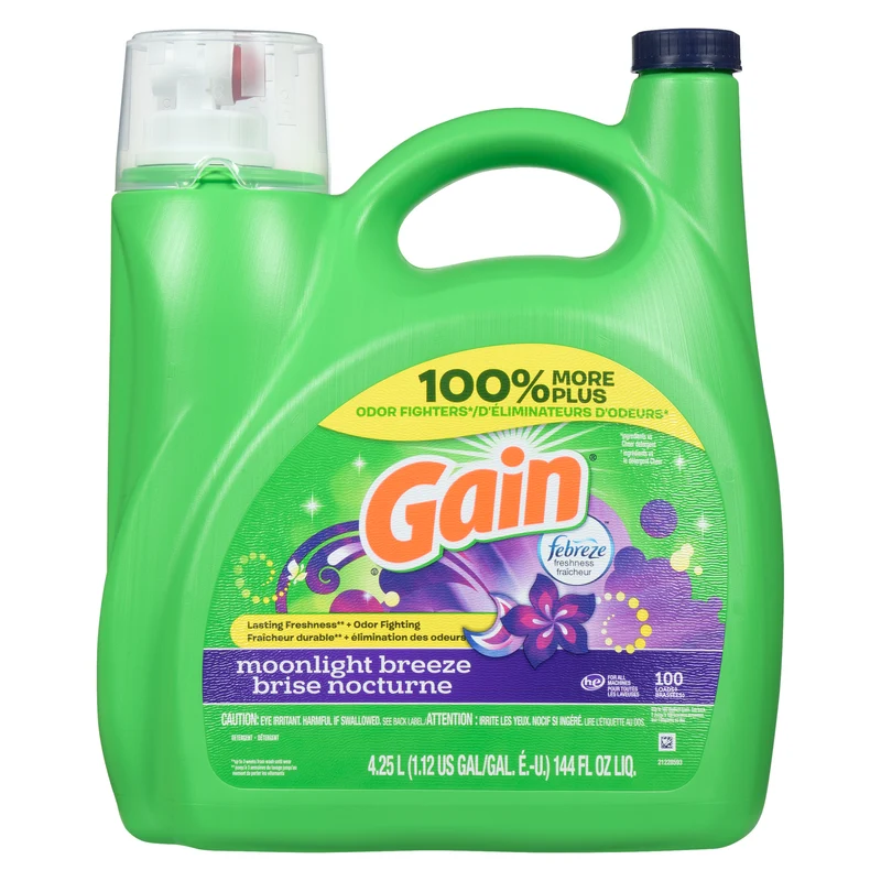 Gain Moonlight Breeze Liquid Laundry Detergent, 4.2 L