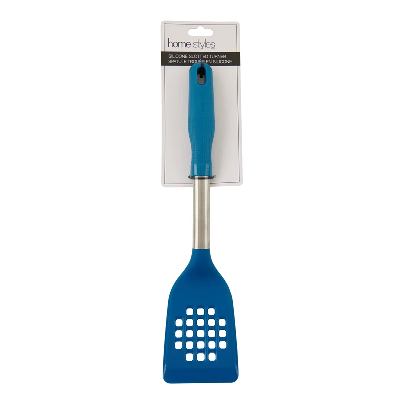 HomeStyles Slotted Turner, Blue, 13.5-in.