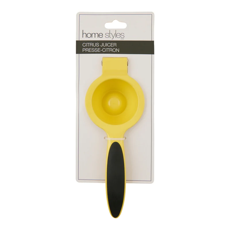 HomeStyles Lemon Squeezer, Yellow, 8-in.