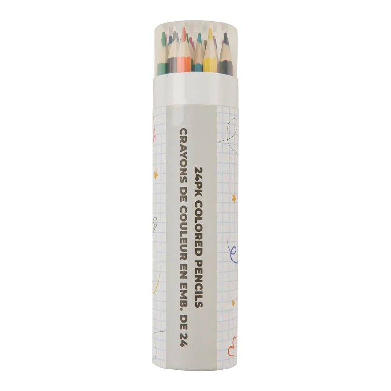 Giant Value Coloured Pencils, 24 Pack