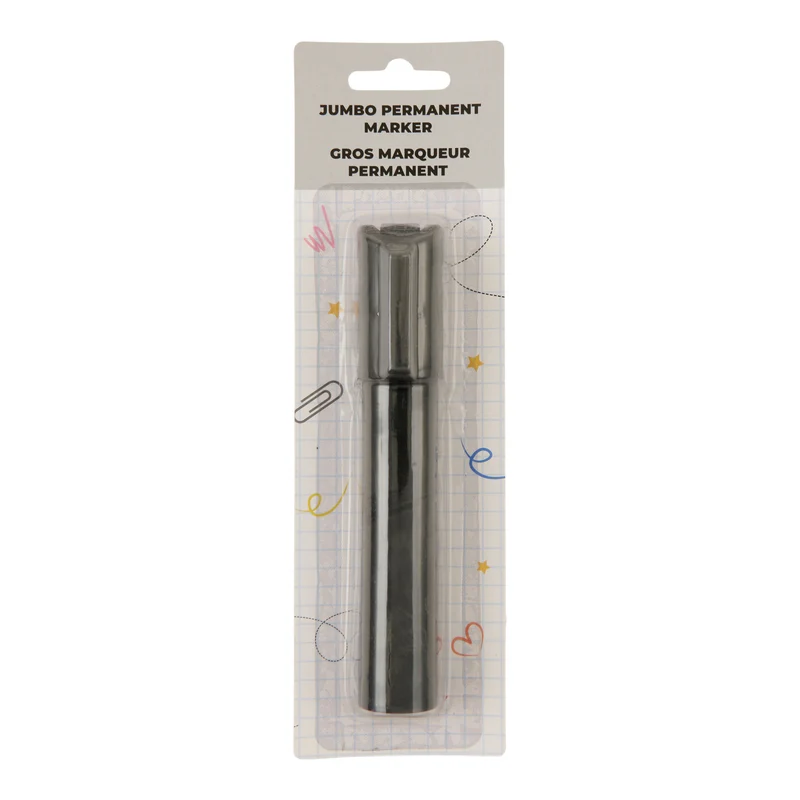 Giant Value Permanent Marker, Black, 1 Pack