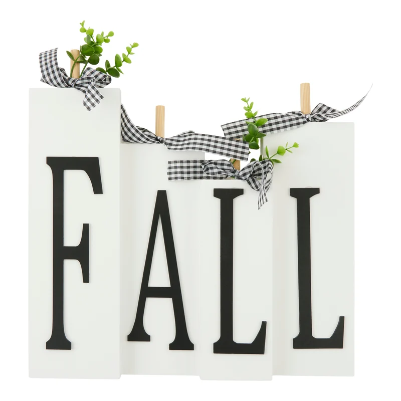 Fall Décor Sign, 16-in x 2-in x 15-in.
