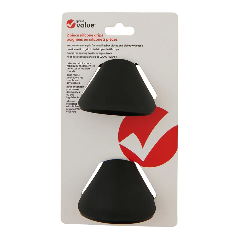 Giant Value Utensil Clips, Black, 2 Pack