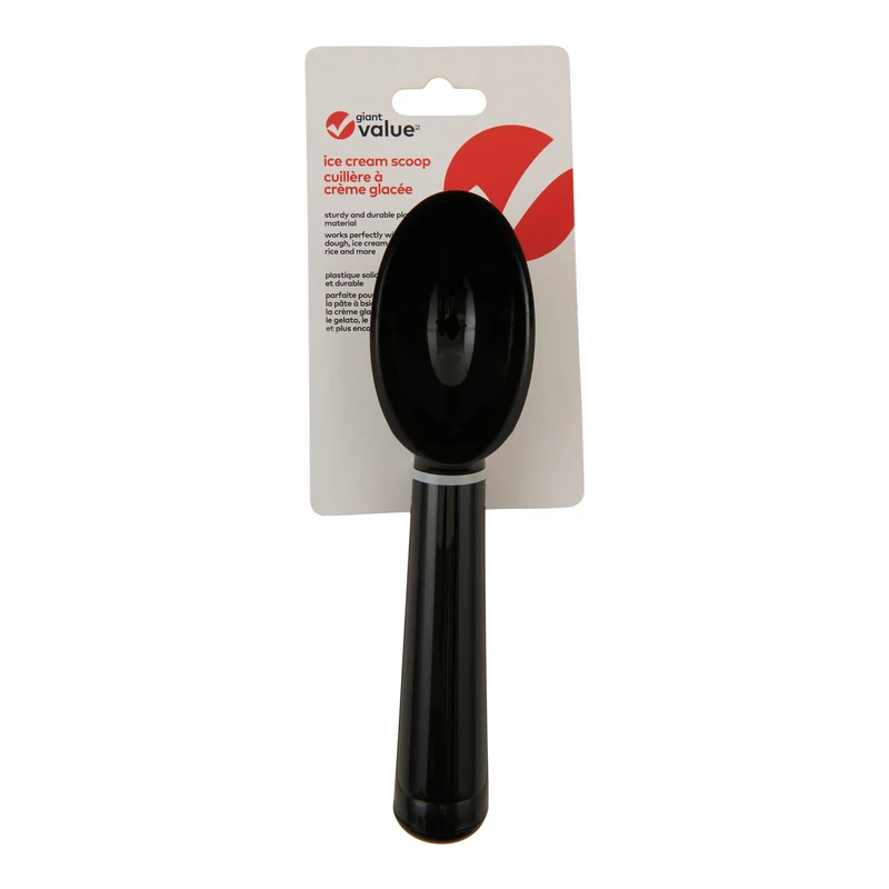 Giant Value Ice Cream, Black, 7-in.