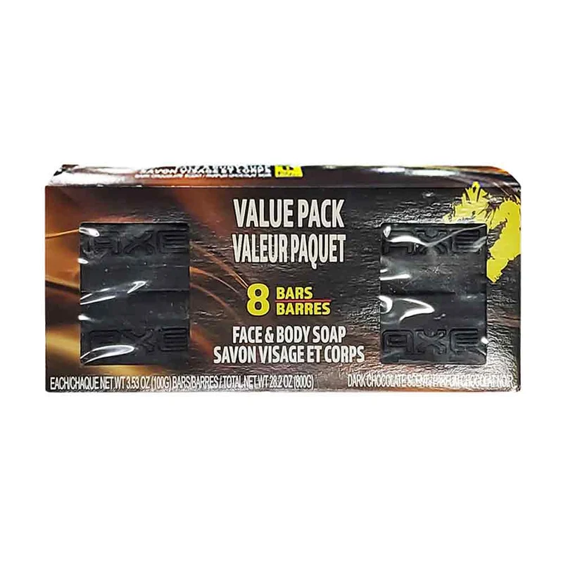 Axe Dark Temptation Soap Bars, 8-Pack