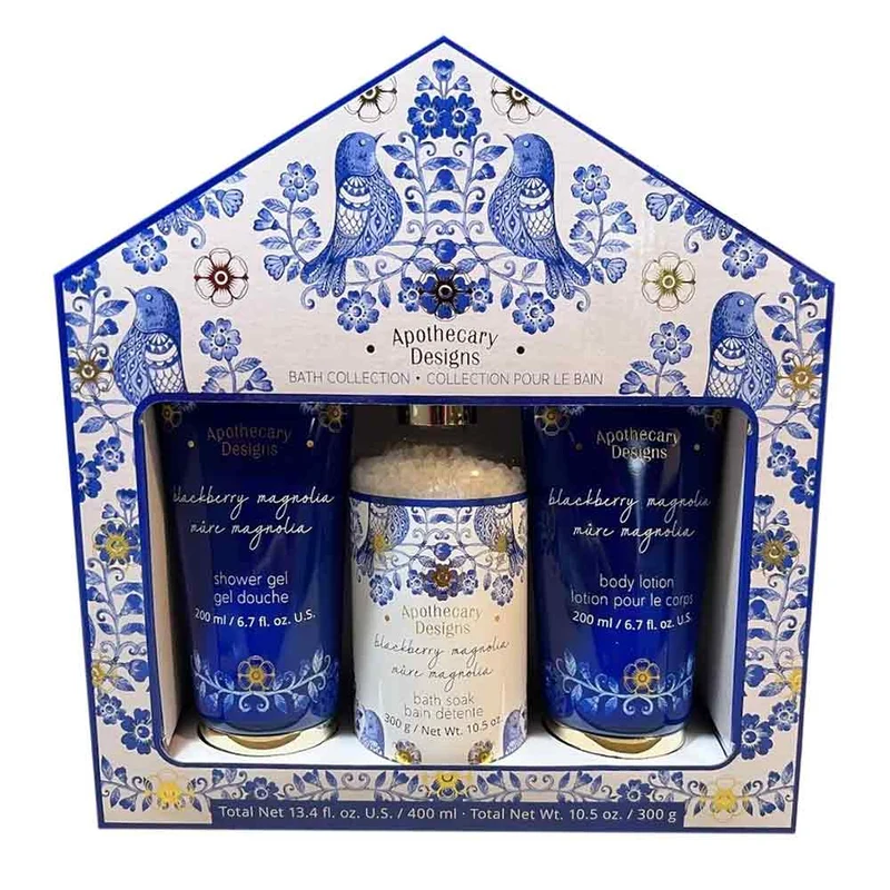 Brooks & Waters Bath Gift Set, 3-Piece