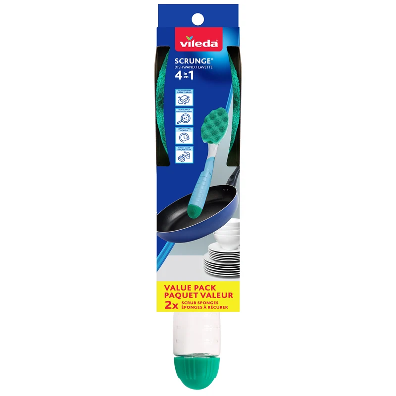 Vileda Scrunge Dishwand Value Pack