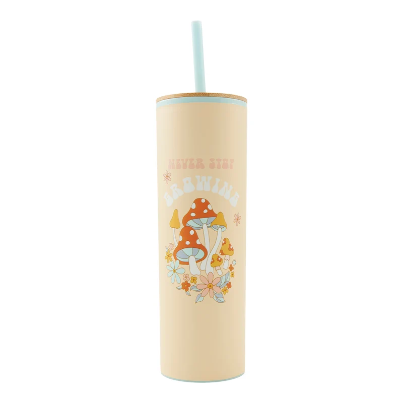 Double Wall Plastic Tumbler, 24-oz.