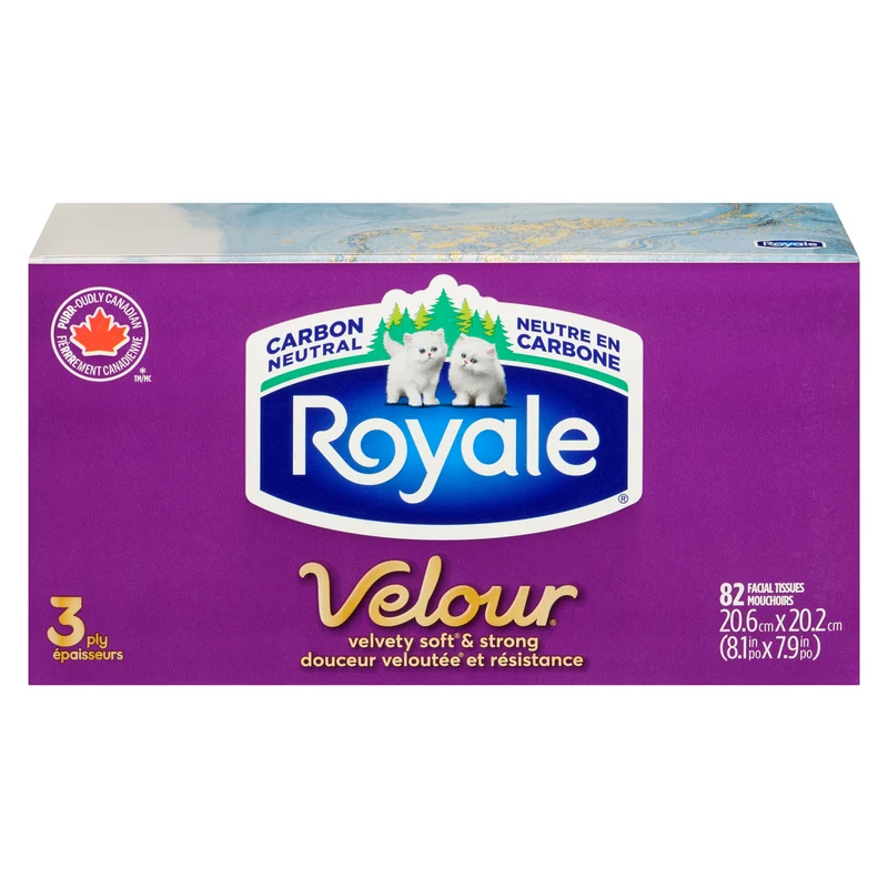 Royale Velour 3 Ply Facial Tissues