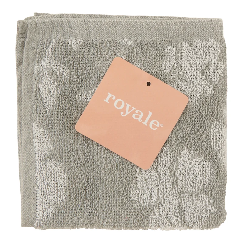 Royale Jacquard Facecloth, 12-in x 12-in.