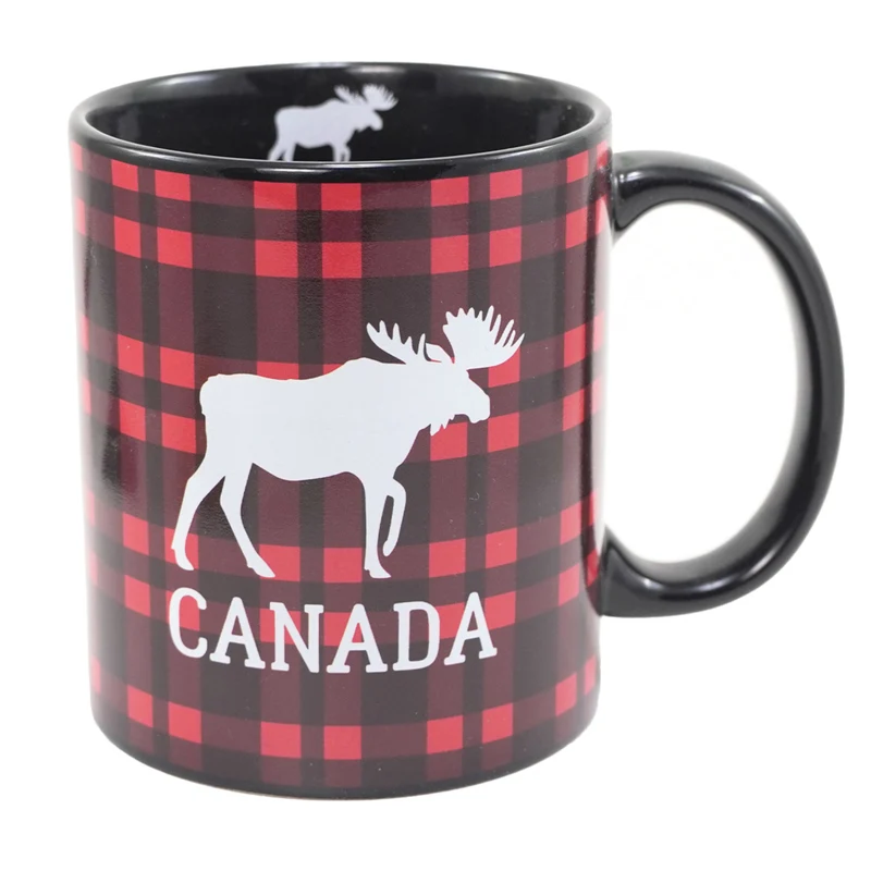Canada Buffalo Plaid Mug, 11-oz.