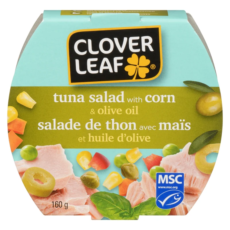 Clover Leaf Tuna Salad with Corn & Olive Oil, 160 g