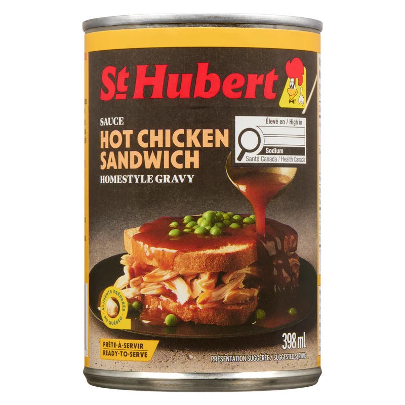 St-Hubert Hot Chicken Sandwich Homestyle Gravy, 398 ml