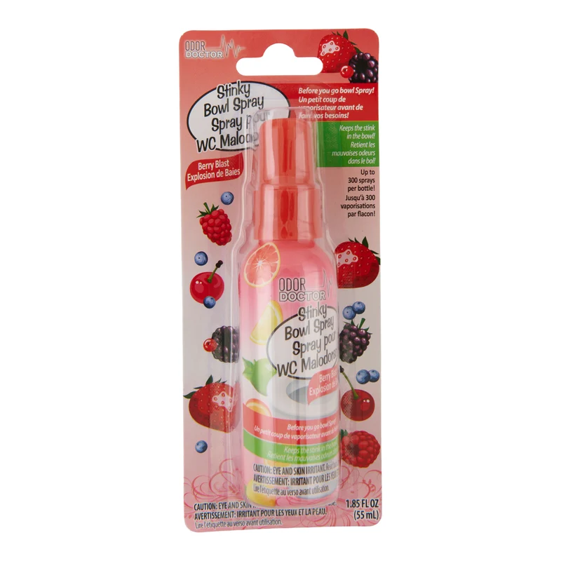 Odor Doctor Stinky Bowl Spray Berry Blast, 55 ml