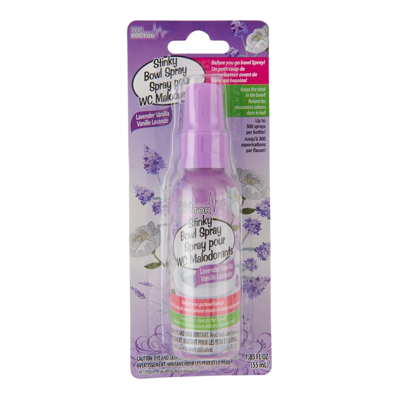 Odor Doctor Stinky Bowl Spray Lavender Vanilla, 55 ml