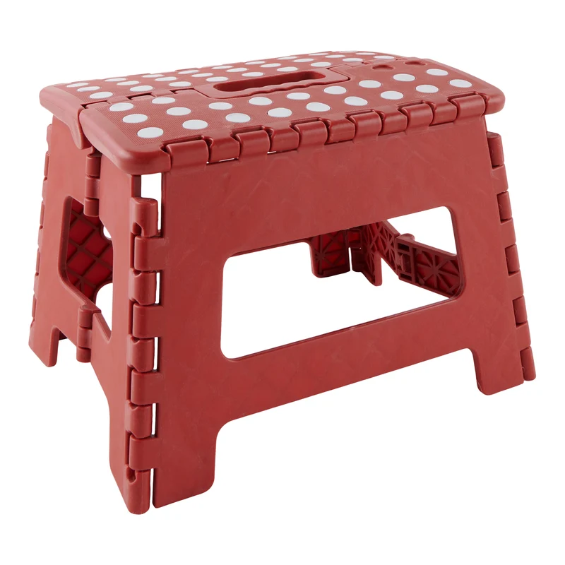 HomeStyles Folding Step Stool, 11.3-in x 9.4-in x 8.3-in.