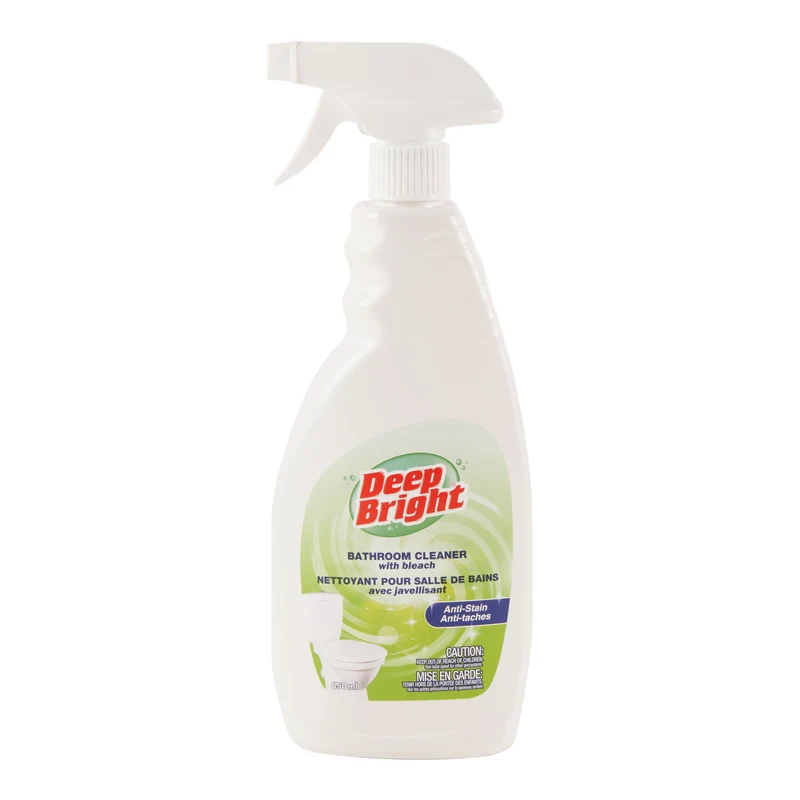 Deep Bright Bathroom Cleaner with Bleach, 650 ml