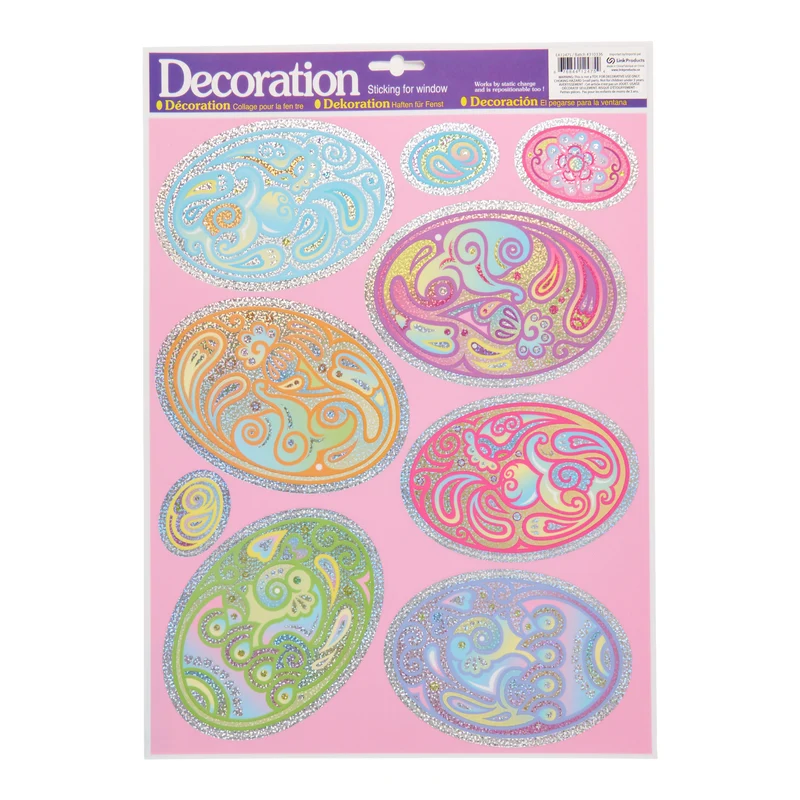 Easter Window Clings, 17-in x 12-in.