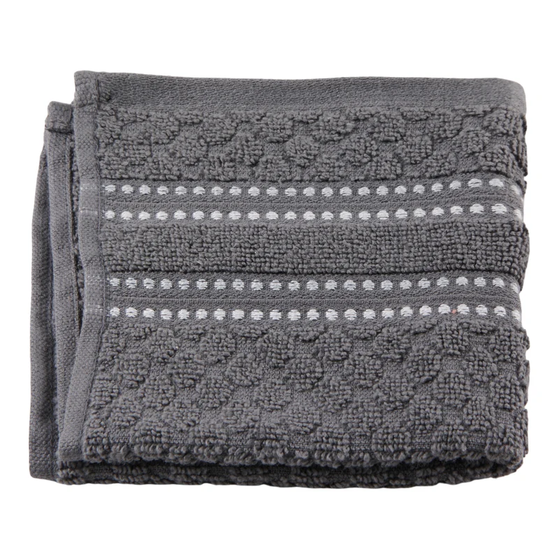 Terry Cotton Facecloth, 12-in x 12-in.