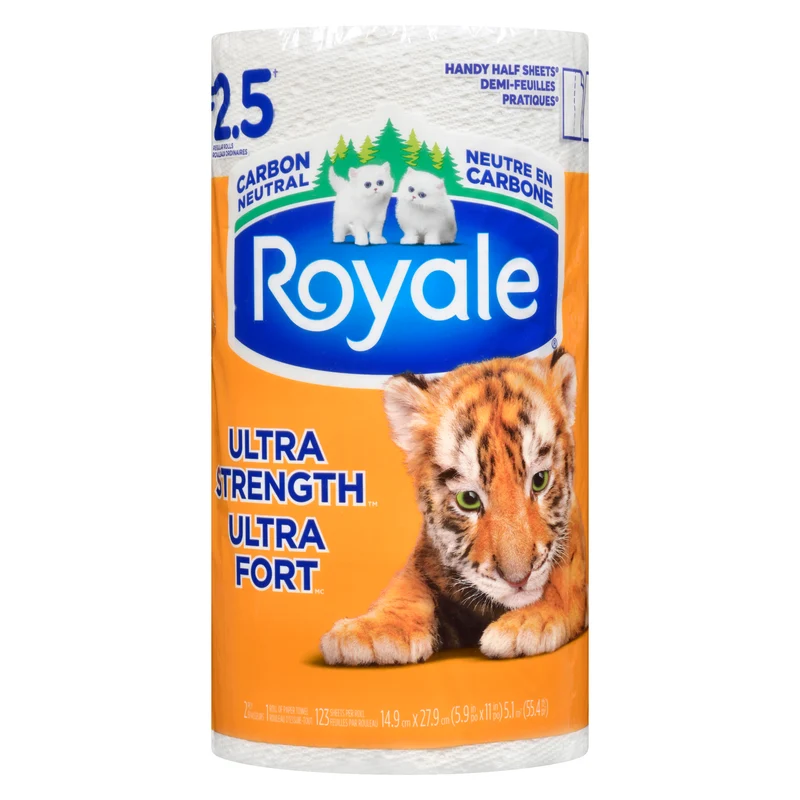 Royale Tiger Towel, 2 Ply Paper Towel