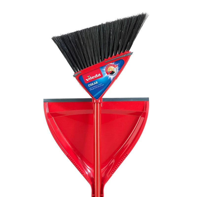 Vileda Broom with Dustpan Oskar