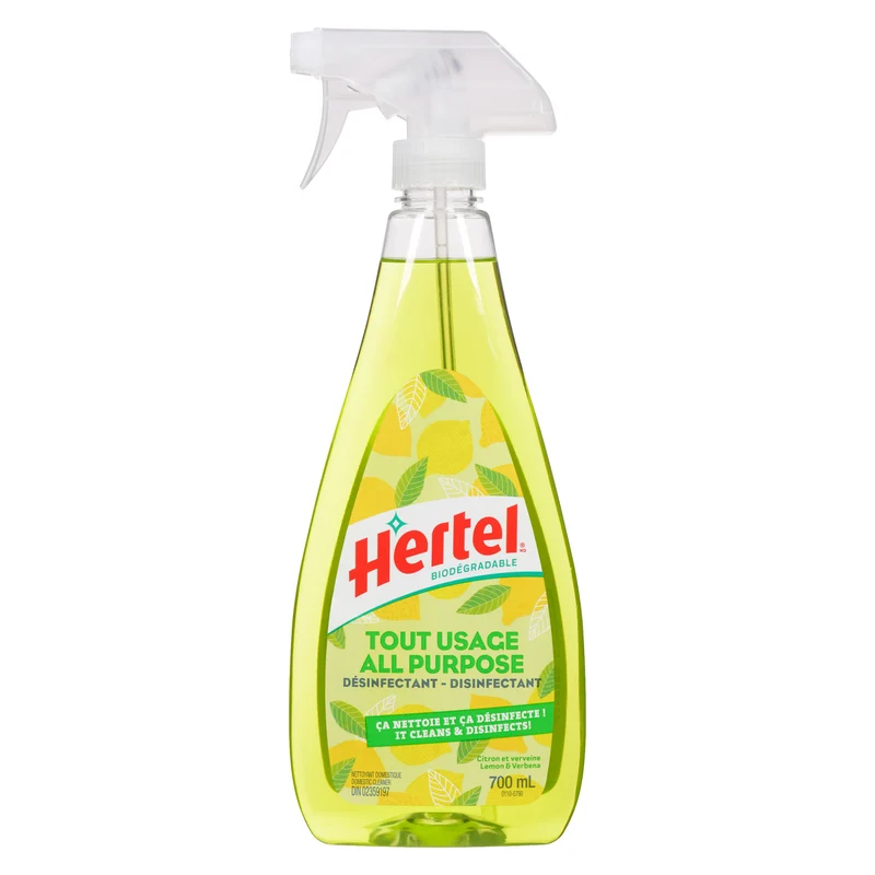 Hertel All-Purpose Disinfectant, Lemon and Verbena